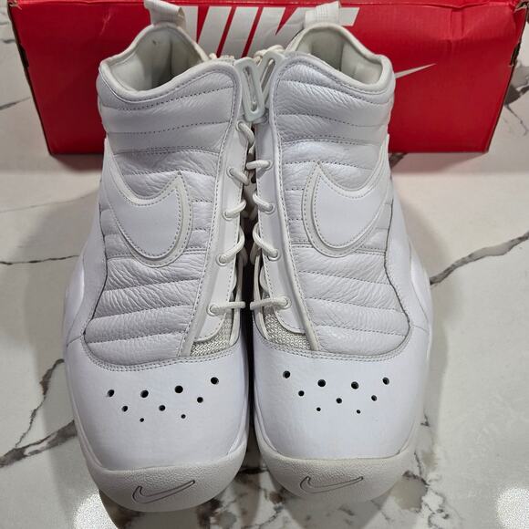 2017 Nike Air Shake Ndestrukt Triple White Size 13 Men\'s 880869-101 Rodman main image 7